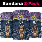 Melbourne Rugby NRL Custom Indigenous Neck Gaiter Raging Storms - Aussie Hoodie