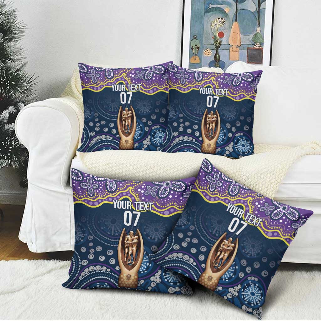 Melbourne Rugby NRL Custom Indigenous Pillow Cover Raging Storms - Aussie Hoodie