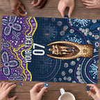 Melbourne Rugby NRL Custom Indigenous Puzzle Raging Storms - Aussie Hoodie