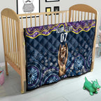Melbourne Rugby NRL Custom Indigenous Quilt Raging Storms - Aussie Hoodie