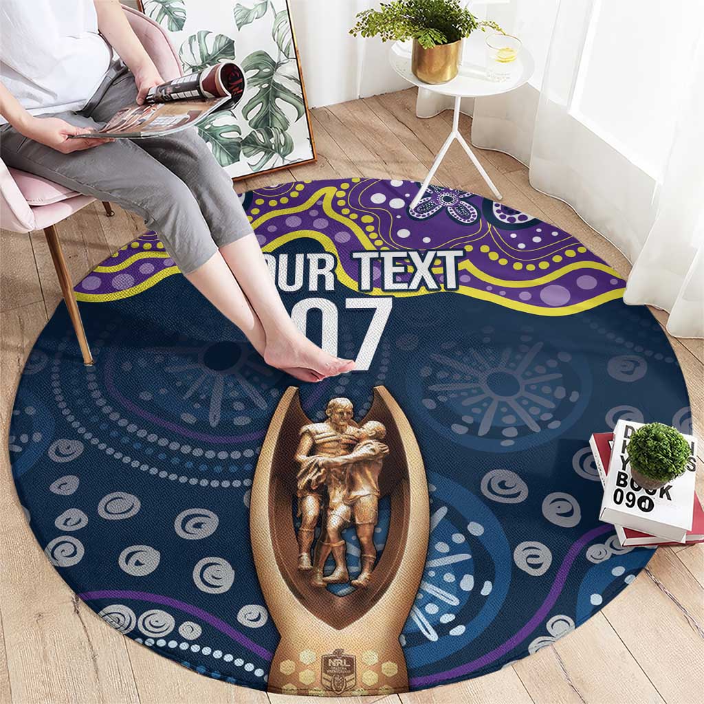 Melbourne Rugby NRL Custom Indigenous Round Carpet Raging Storms - Aussie Hoodie