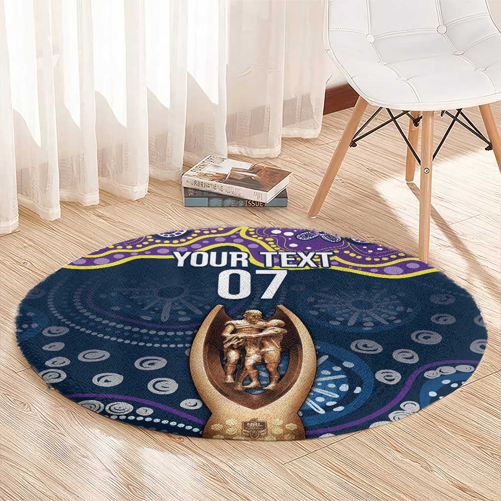 Melbourne Rugby NRL Custom Indigenous Round Carpet Raging Storms - Aussie Hoodie