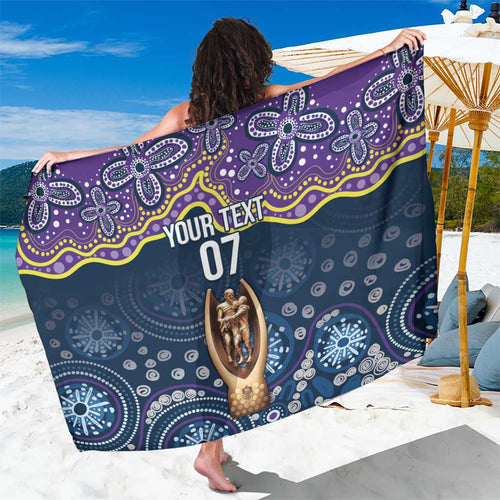Melbourne Rugby NRL Custom Indigenous Sarong Raging Storms - Aussie Hoodie