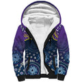 Melbourne Rugby NRL Custom Indigenous Sherpa Hoodie Raging Storms - Aussie Hoodie