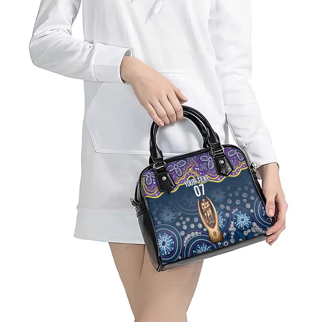 Melbourne Rugby NRL Custom Indigenous Shoulder Handbag Raging Storms - Aussie Hoodie