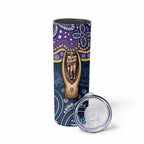 Melbourne Rugby NRL Custom Indigenous Skinny Tumbler Raging Storms - Aussie Hoodie
