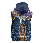 Melbourne Rugby NRL Custom Indigenous Sleeveless Hoodie Raging Storms - Aussie Hoodie