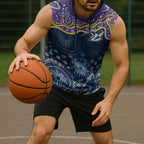 Melbourne Rugby NRL Custom Indigenous Sleeveless Hoodie Raging Storms - Aussie Hoodie