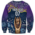 Melbourne Rugby NRL Custom Indigenous Sweatshirt Raging Storms - Aussie Hoodie