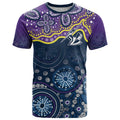 Melbourne Rugby NRL Custom Indigenous T Shirt Raging Storms - Aussie Hoodie