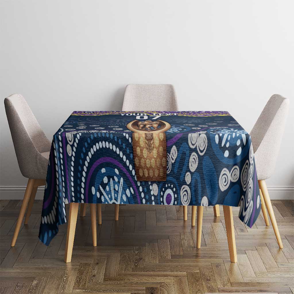 Melbourne Rugby NRL Custom Indigenous Tablecloth Raging Storms - Aussie Hoodie
