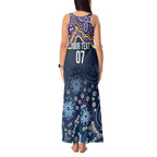 Melbourne Rugby NRL Custom Indigenous Tank Maxi Dress Raging Storms - Aussie Hoodie