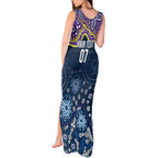 Melbourne Rugby NRL Custom Indigenous Tank Maxi Dress Raging Storms - Aussie Hoodie