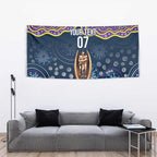 Melbourne Rugby NRL Custom Indigenous Tapestry Raging Storms - Aussie Hoodie