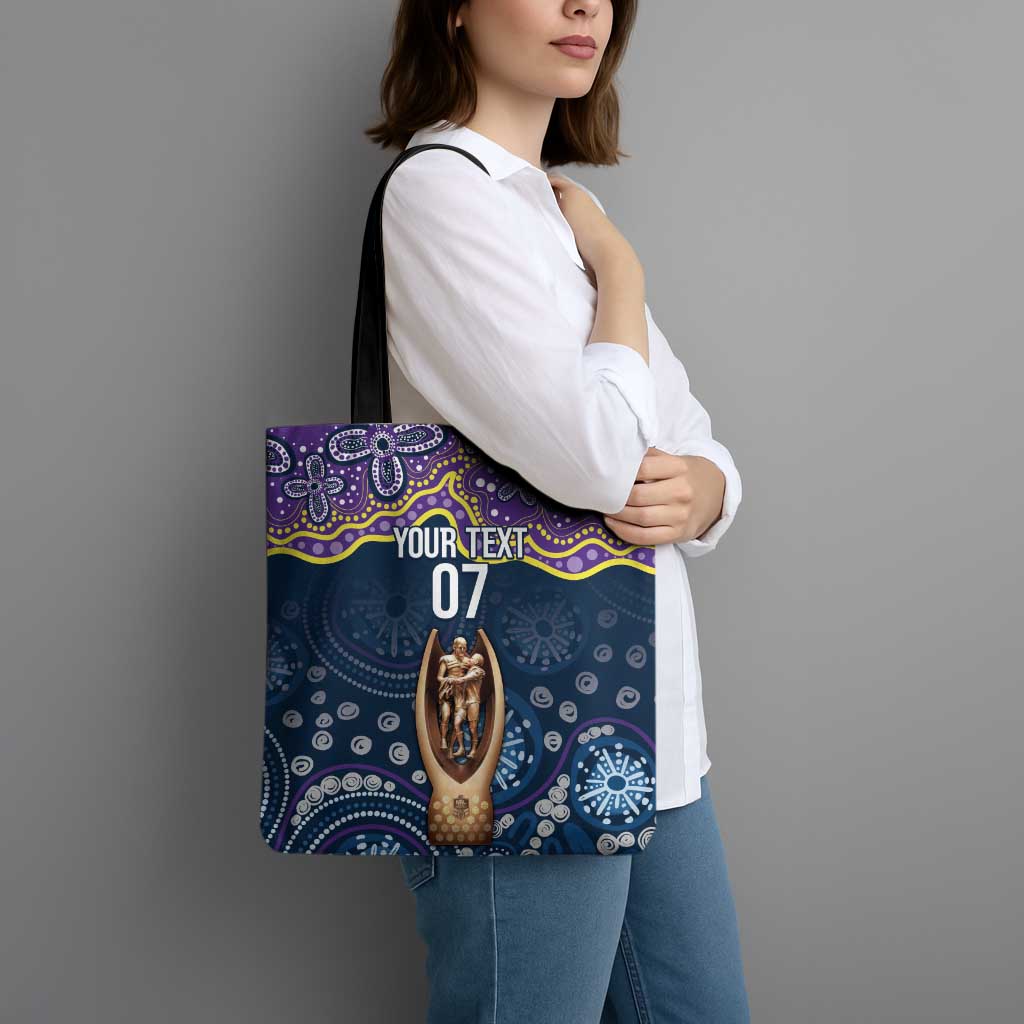 Melbourne Rugby NRL Custom Indigenous Tote Bag Raging Storms - Aussie Hoodie