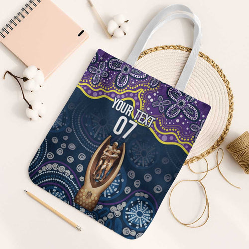 Melbourne Rugby NRL Custom Indigenous Tote Bag Raging Storms - Aussie Hoodie
