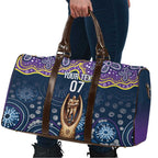 Melbourne Rugby NRL Custom Indigenous Travel Bag Raging Storms - Aussie Hoodie