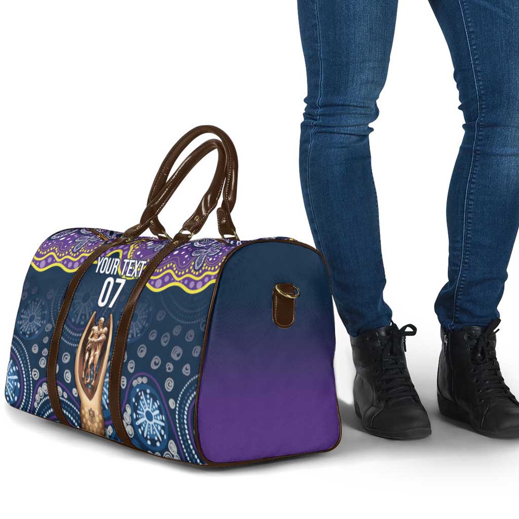 Melbourne Rugby NRL Custom Indigenous Travel Bag Raging Storms - Aussie Hoodie