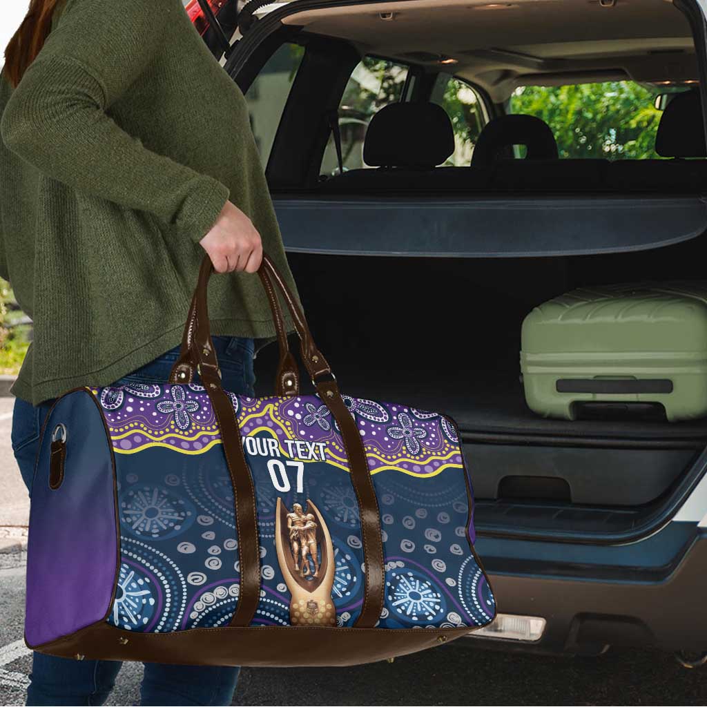 Melbourne Rugby NRL Custom Indigenous Travel Bag Raging Storms - Aussie Hoodie
