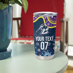 Melbourne Rugby NRL Custom Indigenous Tumbler Cup Raging Storms - Aussie Hoodie