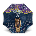 Melbourne Rugby NRL Custom Indigenous Umbrella Raging Storms - Aussie Hoodie