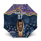 Melbourne Rugby NRL Custom Indigenous Umbrella Raging Storms - Aussie Hoodie