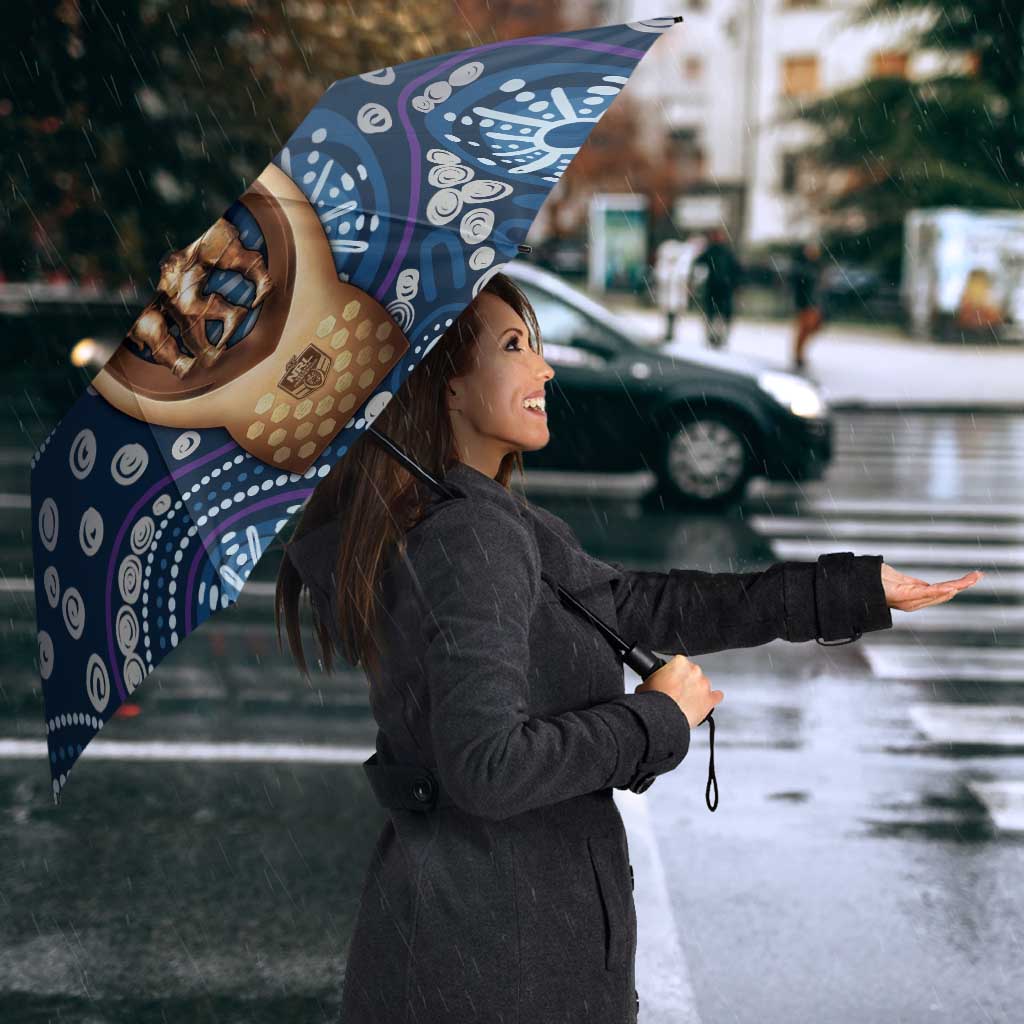 Melbourne Rugby NRL Custom Indigenous Umbrella Raging Storms - Aussie Hoodie