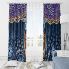 Melbourne Rugby NRL Custom Indigenous Window Curtain Raging Storms - Aussie Hoodie