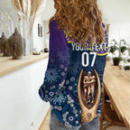 Melbourne Rugby NRL Custom Indigenous Women Casual Shirt Raging Storms - Aussie Hoodie