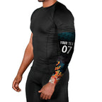 Fiji Bati Rugby Custom Viti Masi Arm Sleeves Coral Motifs
