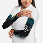 Fiji Bati Rugby Custom Viti Masi Arm Sleeves Coral Motifs