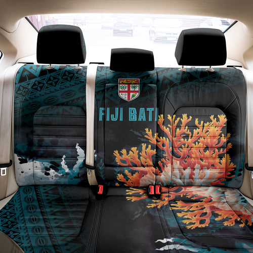 Fiji Bati Rugby Viti Masi Back Car Seat Cover Coral Motifs