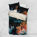 Fiji Bati Rugby Viti Masi Bedding Set Coral Motifs