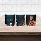 Fiji Bati Rugby Viti Masi Ceramic Mug Coral Motifs