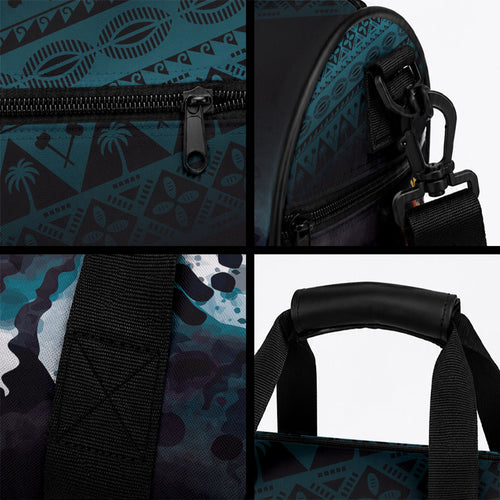 Fiji Bati Rugby Viti Masi Duffle Bag Coral Motifs