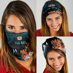 Fiji Bati Rugby Viti Masi Neck Gaiter Coral Motifs