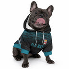 Fiji Bati Rugby Custom Viti Masi Pet Hoodie Coral Motifs