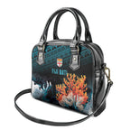 Fiji Bati Rugby Viti Masi Shoulder Handbag Coral Motifs