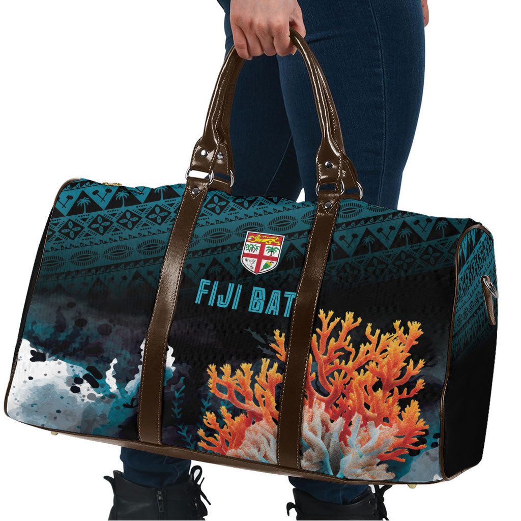 Fiji Bati Rugby Viti Masi Travel Bag Coral Motifs