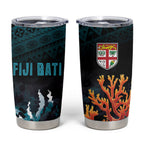 Fiji Bati Rugby Viti Masi Tumbler Cup Coral Motifs