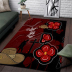 ANZAC Aboriginal Australia Area Rug For the Fallen