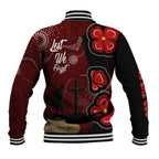 ANZAC Aboriginal Australia Baseball Jacket For the Fallen