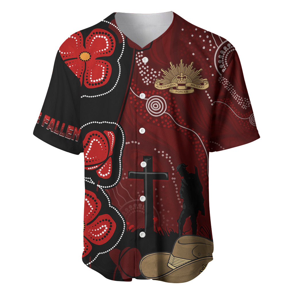 ANZAC Aboriginal Australia Baseball Jersey For the Fallen
