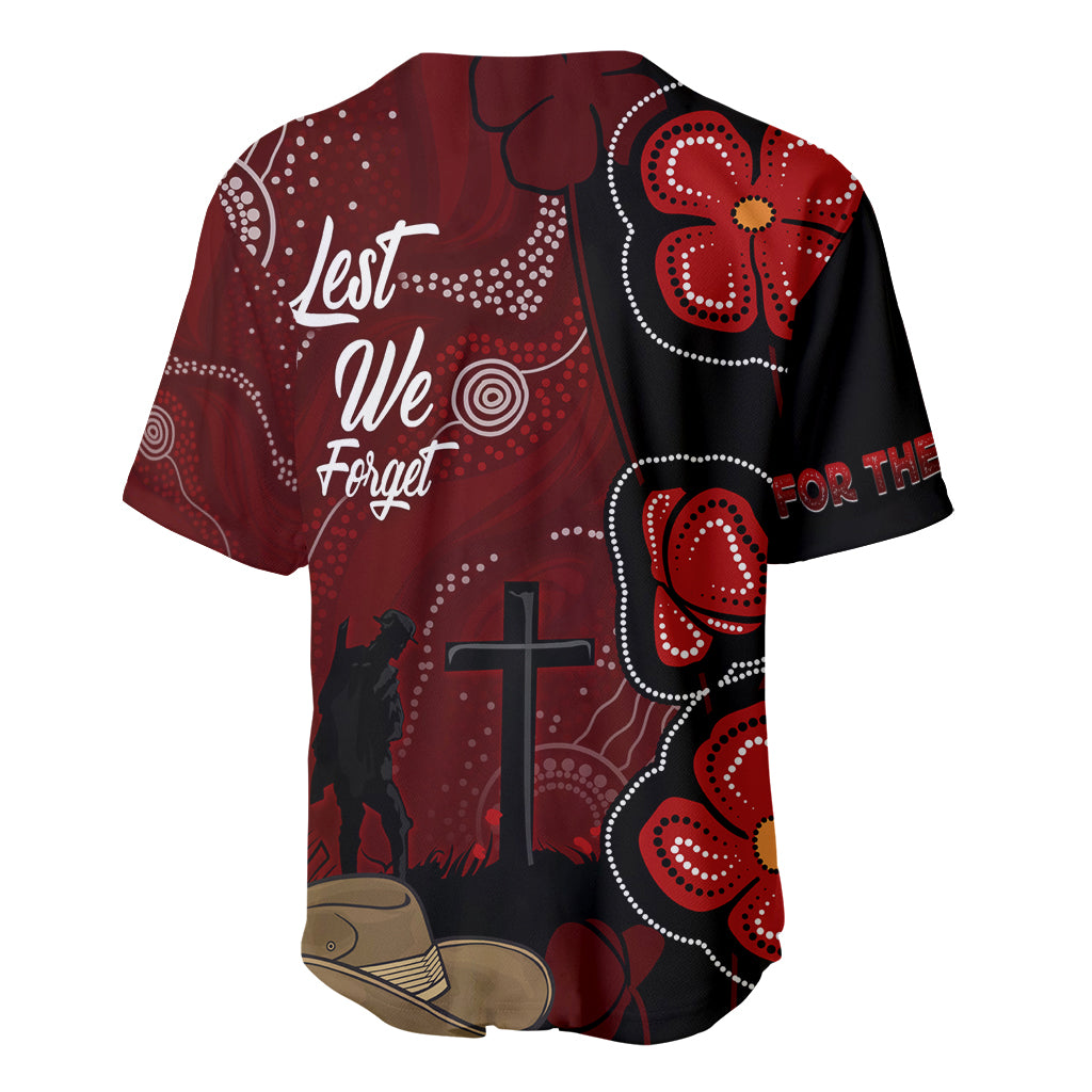 ANZAC Aboriginal Australia Baseball Jersey For the Fallen