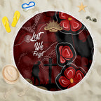 ANZAC Aboriginal Australia Beach Blanket For the Fallen