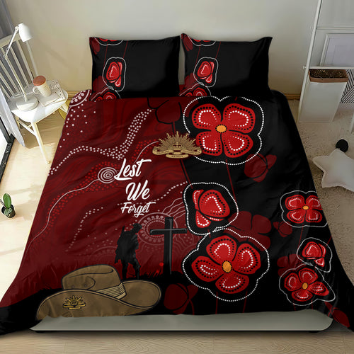ANZAC Aboriginal Australia Bedding Set For the Fallen