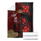 ANZAC Aboriginal Australia Blanket For the Fallen