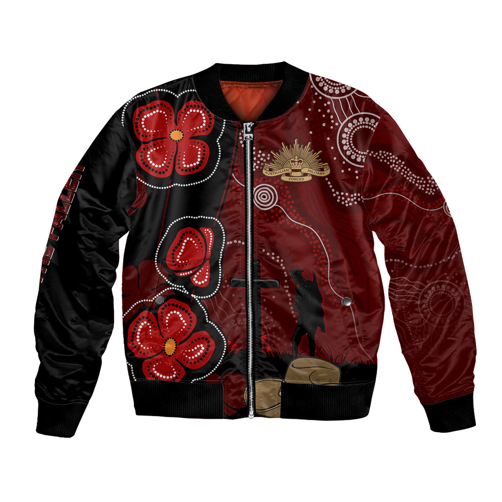 ANZAC Aboriginal Australia Bomber Jacket For the Fallen