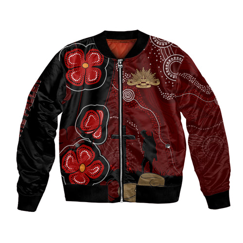 ANZAC Aboriginal Australia Bomber Jacket For the Fallen