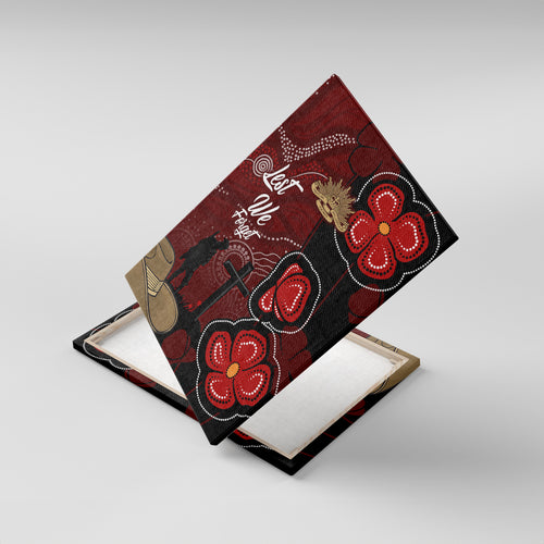 ANZAC Aboriginal Australia Canvas Wall Art For the Fallen